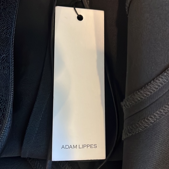 NWT Adam Lippes Black Lace Asymmetrical dress Sz 6 - Picture 15 of 16